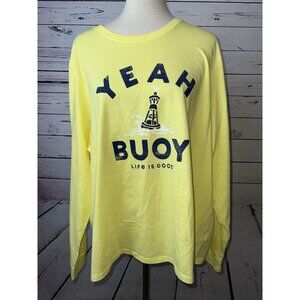 Life Is Good 3XL Yeah Buoy Long Sleeve‎ XXXL Nautical Crusher lite Tee Shirt